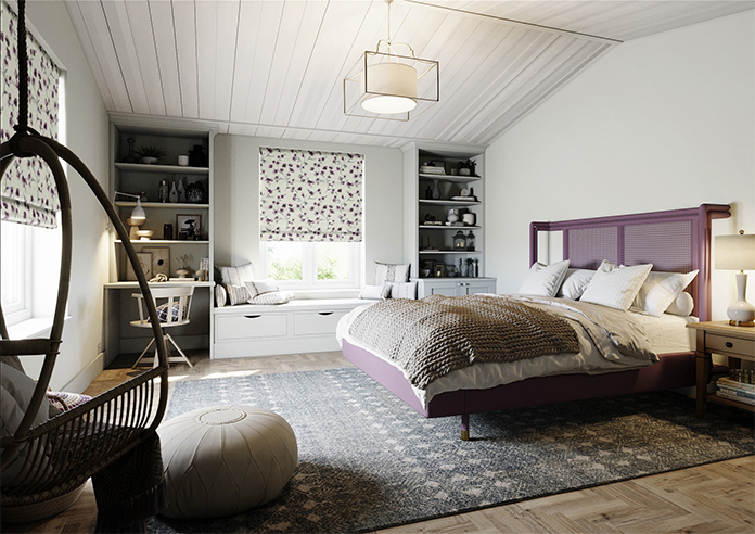 Como, Grape - Roman Blind - Image 7